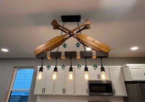 Custom light fixture you will see!