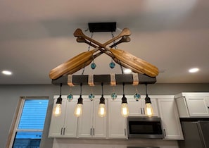 Custom light fixture you will see!