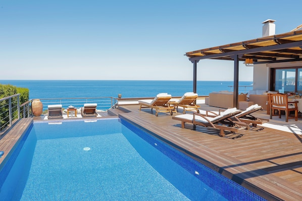 Poolside Relaxation Area