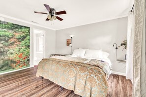 Indoors, Ceiling Fan, Home Decor, Bed, Furniture