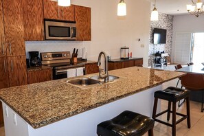 Indoors, Kitchen, Microwave, Oven, Sink