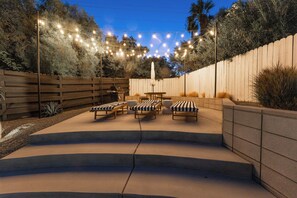 Private dining under the starry moon!