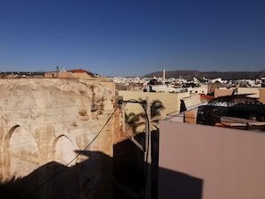Blick von der Unterkunft
