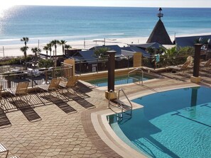 Perfect for mom and dad to relax while kiddos play in the pool nearby!