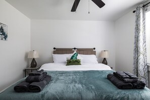 Sleep like a royal in this king bed!