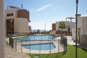 Pool area with childrens pool