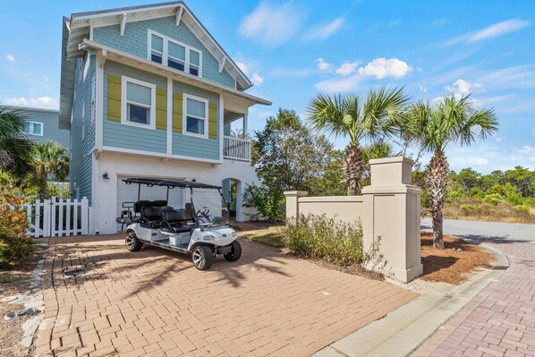 Front of Home, Golf Cart