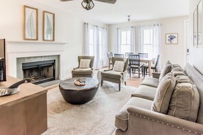 "Easy to walk to the warm pools and the restaurants across the way."