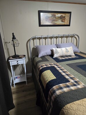 Side table lamp for ease of late night reading