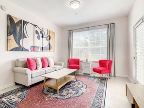 Unwind with your family in our living area after a long day