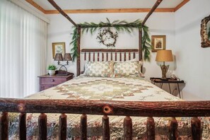 Snuggle up in style with this beautiful bed setup, where comfort meets chic