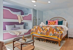King Bed & Bunk Beds