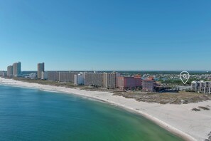 Beautiful beach for miles!