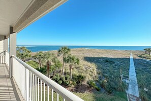 Private balcony view