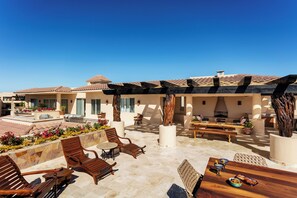 More of expansive terrace