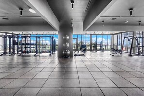Here is our state of the art gym located conveniently on the 9th floor.