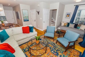 Couch and TV
