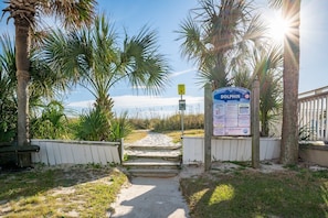 Beach Access Path right at the End of Street