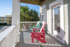 Outdoor Seating on Multiple Balconies and Porches