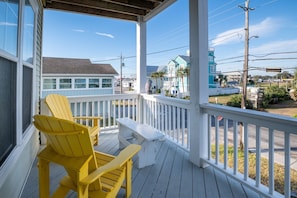 Carolina Beach Marina View from Covered Porch