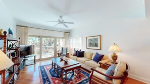 Living Room with Access to Private Balcony