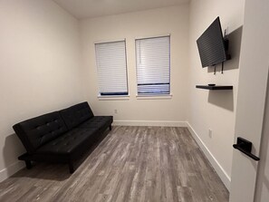 Den (futon turns into bed)