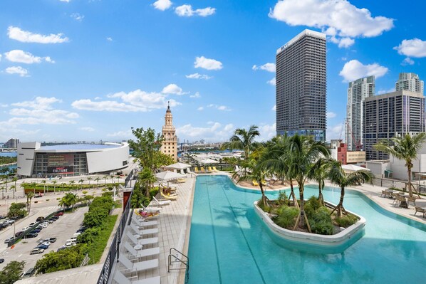 Rooftop pool