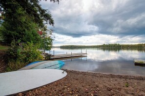 Your own Private Beach on Rainy Lake at Sprucehaven Lodge