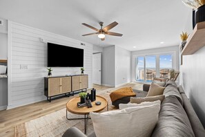 This is not grandma's condo . . . finally, a contemporary design for your relaxation at the beach