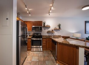 Indoors, Floor, Kitchen, Refrigerator, Flooring