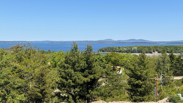 Views overlooking Frenchman's Bay and the Porcupine Islands.