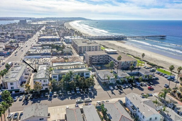 Just Beachy is 1 minute from the beach & boardwalk!