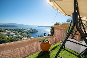 Swing with a view at property grounds