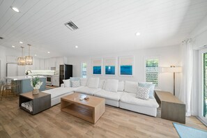 Bright, modern, open plan interiors