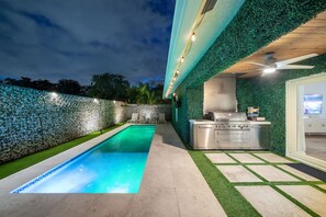 Heated pool