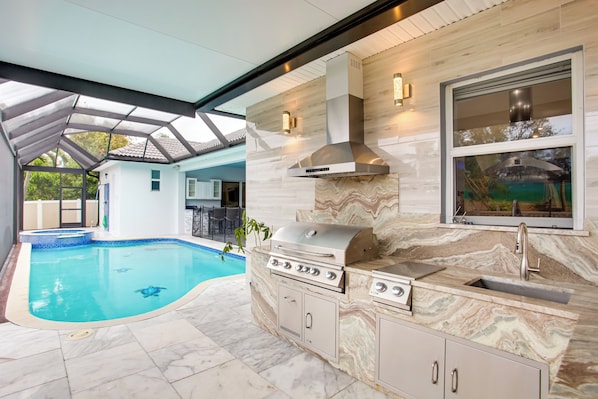 Cape Coral Vacation Rental | 3BR | 4BA | 3,700 Sq Ft | Step-Free Entry