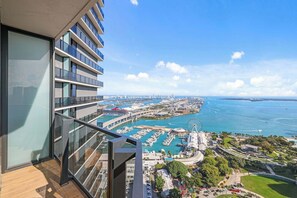 Wake up to stunning Biscayne Bay views from your private terrace