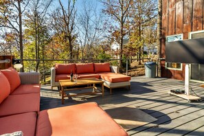 Movable TV for deck or inside