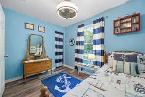 Bedroom 1 with Twin Bed
