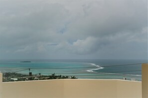 Vista a la playa o el mar