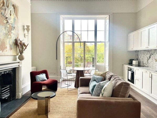 Living Area with Stunning View
