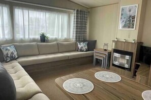 Lovely family area with a Sofa Bed that pulls out 