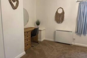 Stylishly decorated bedroom
