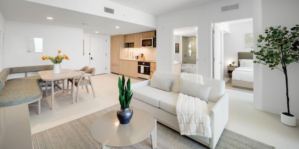 Open living room with natural light and a welcoming atmosphere!