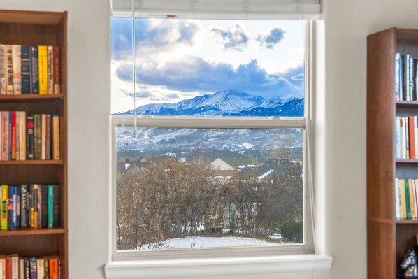 You will see amazing views from not only outside the home, but from the windows as well!