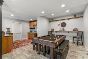 Challenge you friends to a game of pool! There's also ping pong, foosball and air hockey!