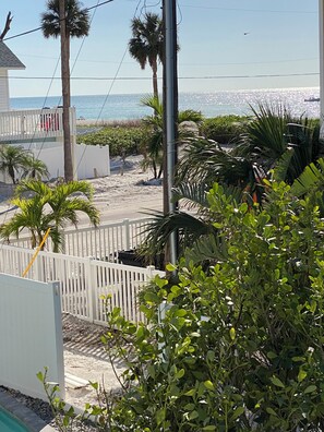 Gulf view from covered balconies!!