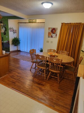 Dining Room and Patio Door