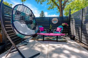 private patio (seasonal)