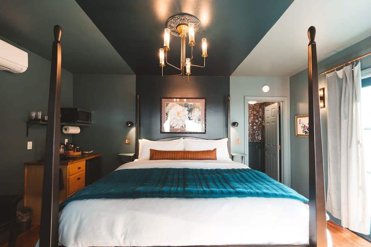Sprawl out on the King bed